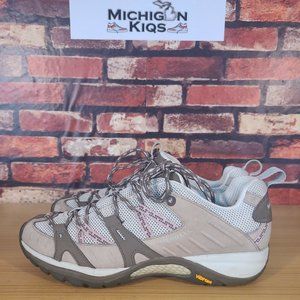 Merrell Women's Beige Pink Gray Athletic Hiking Shoes